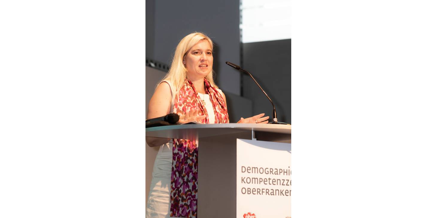 Staatsministerin Melanie Huml MdL, Vorsitzende von Oberfranken Offensiv e.V.